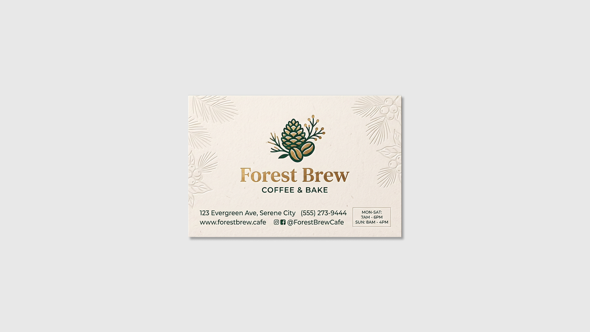 Forest Brew ショップカード